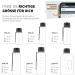 720 DGree Uberbottle 1.5L - BPA-Free Leak-Free Sports Water Bottle with Fruit Container | Large XL Tritan for Gym Hiking Workout - Onyx Black - Buy Online on GoSupps.com