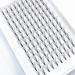 120pcs 8-18MM to choose 7D Volume Fans Eye Lashes Extensions Thickness 0.07mm  D Curl  Grafting Nature Long Individual False Eyelashes Makeup Black Soft Fake Eye Lashes Clusters (11MM)