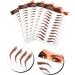 Gogogmee 5 Sheets Eyebrow Stickers Makeup Eyebrow Grooming Shaping Eyebrow Peel off Eyebrow Sticker - Buy Online on GoSupps.com