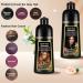 Herbal Dark Brown Hair Color Shampoo - 16.9 Fl Oz - Long-Lasting Instant Hair Dye - 3-in-1 Coloring Solution in 10-15 Minutes - Buy Online on GoSupps.com