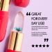 Winky Lux Flower Balm - Vegan Lip Stain with Real Chrysanthemum - Pink Color Changing Lipstick - Vanilla Scented Natural Lip Balm - Buy Online on GoSupps.com