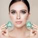 IDEAYARD Gua Sha Mushroom Massage Tool - Natural Aventurine Quartz for Face & Eyes | Anti-Wrinkle & Relaxation (2 Pack) - Buy Online on GoSupps.com