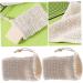 BELLIFFY 6pcs Soap Bag Bar Soap Exfoliating Soap Saver Soap Accessory Bubble Net Soap Net Cotton Linen Beige - Buy Online on GoSupps.com