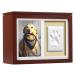 Pearhead Pet DIY Pawprints Memorial Box Kit for Dogs or Cats Espresso
