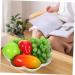 Alipis 2pcs Snack Dish Dried Fruit Tray Reusable Snack Tray Household Fruit Tray Thicken Melon Seed Plate - Buy Online on GoSupps.com