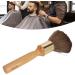 Sonew Neck Duster Brush Beech Wood Broken Hair Brush with Handle Design Barber Neck Duster Brush for Hair Salon Hair and Mustache Styling - Buy Online on GoSupps.com