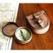Antiqued Brass Poem Compass with Leather Case - Halloween Decor Essential - Buy Online on GoSupps.com