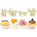 24 Pcs Glitter 40th Birthday Cupcake Toppers for Celebrating Forty Years Old Birthday Party Decorations (Gold New) - Buy Online on GoSupps.com