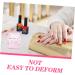 WOFASHPURET Nail Art Brush Cup Crystal Glass Gaiwan Pink Square 5.70X5.40X5.40CM Pink - Buy Online on GoSupps.com