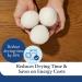 Cosy House Collection Wool Dryer Balls 3-Pack - Eco-Friendly Fabric Softener - Reusable & Long Lasting - Softens Clothes Naturally - Saves Time & Energy - White - Buy Online on GoSupps.com