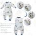 100% Cotton Baby Sleep Sack with Legs, Detachable Sleeves, 2-Way Zipper & Buttons - Magic Cloud M, 2-3 Years - Buy Online on GoSupps.com