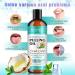 Coconut Oil Pulling Mouthwash - Mint Oil for Teeth Whitening & Fresh Breath | Natural Essential Oils | Alcohol Free 237ml - Buy Online on GoSupps.com