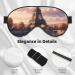 Soft Eiffel Tower Eye Mask | Adjustable Breathable Sleep Mask | Light Blocking Double-Sided | International Shipping - Buy Online on GoSupps.com