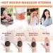 Hot Stone Massage Set - 10 Basalt Stones with Bamboo Box & Heating Device for Spa Relaxation Therapy - Buy Online on GoSupps.com