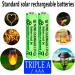 Buy 1.2V AAA 300mAh Ni-MH Rechargeable Batteries for Solar Lights - 20 Pack | Fast International Shipping - Buy Online on GoSupps.com
