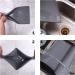 Hubulk Dog Feeding Mat - Silicone Pet Food/Water Bowl Placemat - Spill Proof, Non-Slip, Waterproof Tray - 19x12x0.5 Grey - Buy Online on GoSupps.com