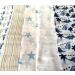 5pcs Cute BOY/GIRL Desgin Large 70cm x 70cm Muslin Squares Cloths 100% Cotton (5pcs Boy Colour)