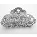 Vintage Silver Swarovski Crystal Hair Claw Clip for Long Hair - Retro Copper Design - Buy Online on GoSupps.com