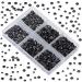 Bulk 6000 Black Non Hotfix Rhinestones Set with Tools for Nail Art & DIY Crafts - Buy Online on GoSupps.com