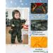 Winter Snowsuit for Girls Boys 6-9 Months | Warm Fleece with Gloves and Footies | Baby Winter Suit Jumpsuit Hooded Outwear - Buy Online on GoSupps.com