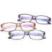 3 Pack Blue Light Blocking Reading Glasses for Men and Women UV Protection Anti Glare Computer Readers Eyewear Eyeglasses +3.0