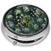 Portable Round Pill Box Organizer with 3 Compartments - Ideal for Travel | Many Succulents - Buy Online on GoSupps.com