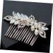 Beaupretty Bridal Hair Comb Accessories combs for rhinestone bridal comb Wedding Comb Bridal Clips bridal headpieces Pearl Bridal Comb flower clips for women accessories bride Comb - Buy Online on GoSupps.com