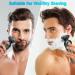 Rotary Shaver for Men Electric Razor Dry Wet Waterproof Rotary Men's Face Shaver Razors Cordless USB Rechargeable for Men Shavers Gift for Husband Father (Silver+3 Replacement Blades) - Buy Online on GoSupps.com