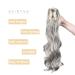 50cm Dark Gray Curly Ponytail Extensions | Gairyan Wavy Synthetic Hair Claw Clip for Women - Buy Online on GoSupps.com