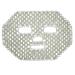 INOOMP Masque de Massage en Jade Naturel 11 X8 Yeux Effet Rafra chissant Soulagement des Gonflements et Relaxation Sommeil Maison