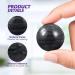 2 Pieces Jade Hand Massage Balls - Baoding Balls for Acupuncture & Hand Exercise (Black & Gray) - International Shipping - Buy Online on GoSupps.com