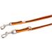 IDC Color & Gray Adjustable Dog Leash with Double Snap Hook - 14mm x 2.2m Orange-Grey | International Shipping - Buy Online on GoSupps.com