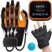 Rehabilitation Robot Glove Hand Stroke Hand Therapy Equipment Automatic Hand Trainer Gloves with USB Chargeable(Left Hand M)