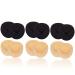 Honeycomb Fabric Forefoot Pads for Women  Breathable Soft Metatarsal Pads Ball of Foot Cushions  Invisible Antislip Pain Relief Half Toe Cushion (3 Pair Black+3 Pair Beige)