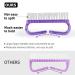 Handle Grip Nail Brush - Fingernail and Toe Cleaning Brushes for Men and Women - 6 Pack (Multicolor) - Buy Online on GoSupps.com