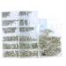 4906pcs Spangle Nail Art Rhinestones AB Nail Crystal Flat Back Circular Glass Studs Stones for 3D Nails Art Decorations Manicure Tools (1.3mm  1.5mm  1.8mm  2.0mm  2.4mm  2.8mm) (Crystal AB)