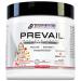 Prevail Pre Workout Powder with Nootropics: Pre-Workout Drink for Men and Women, Cutting Edge Energy and Focus Supplement with L Citrulline, Alpha GPC, L Tyrosine | Sour Rainbow Candy, 40 Scoops
