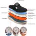 Women's Non Slip Wide Width Orthopedic Shoes - Memory Foam, Bamboo Fiber, Anti-Slip, Comfortable - Black, Size 5.5 - Buy Online on GoSupps.com