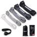 Resistance Band Pull Up Assistance Bands,Set of 5 Resistance Heavy Duty Exercise Stretch Fitness Bands for Stretching Power Lifting Workout Training with Instruction Guide,Carrying Bag Black set of 5