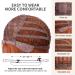OUFEI Long Wavy Ginger Wigs for Women | Natural Synthetic Heat Resistant Wigs for Daily Party & Cosplay Wear - Buy Online on GoSupps.com