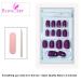 Shop False Nails Bling Art Purple Matte Oval - 24 Medium Tips with Glue | Trendy & Durable Artificial Nails for All Occasions - Buy Online on GoSupps.com