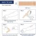 Silicone Scar Tape for Surgical Scars - Extra Long Scar Sheets for C-Section (59 in x 1.5 in) - Buy Online on GoSupps.com