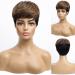 ALANHAIR Pixie Cut Human Hair Wig for Black Women | Glueless Short Hairstyle | Easy to Care for | Black Mix Brown Color - Buy Online on GoSupps.com