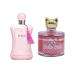 Women's Delilah&Hello Cutie Perfume Set Romantic Floral Scent Eau De Parfum Spray for Women 3.4 Fl Oz Each Bottle Daily Used Fragrance