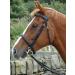 Turners Stunning Black Leather Snaffle Cavesson Horse Riding Bridle with Reins (Pony) - Buy Online on GoSupps.com