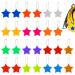 Vegena 26 pieces of children reflector pendant security reflector pendant star safety reflector with chains reflective trailers for school bag backpack night cycling (13 colors)