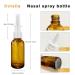 Buy 6Pcs Amber Glass Nasal Spray Bottles 1oz (30ml) - Includes Funnel Dropper & Labels - Refillable Fine Mist Spray for Convenient International Shipping - Buy Online on GoSupps.com