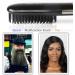 Hair Straightening Brush & Dual Voltage Flat Iron - Travel Hot Comb with Pouch | Perfect for International Shipping - Buy Online on GoSupps.com
