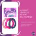 Goody Sports Galaxy Hair Coils - 3 Count Assorted Ponytailers for Women, Teens & Girls - Dentless Jelly Bands for Secure & Stylish Hair - Pain-Free Accessories - Buy Online on GoSupps.com