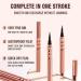 Rosarden Liquid Eyeliner - Super Thin Waterproof Black Eyeliner for Smudge Proof, Long Lasting Makeup - Buy Online on GoSupps.com